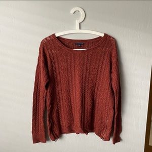 Rust AE Crewneck Sweater